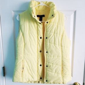 Yellow coat vest
